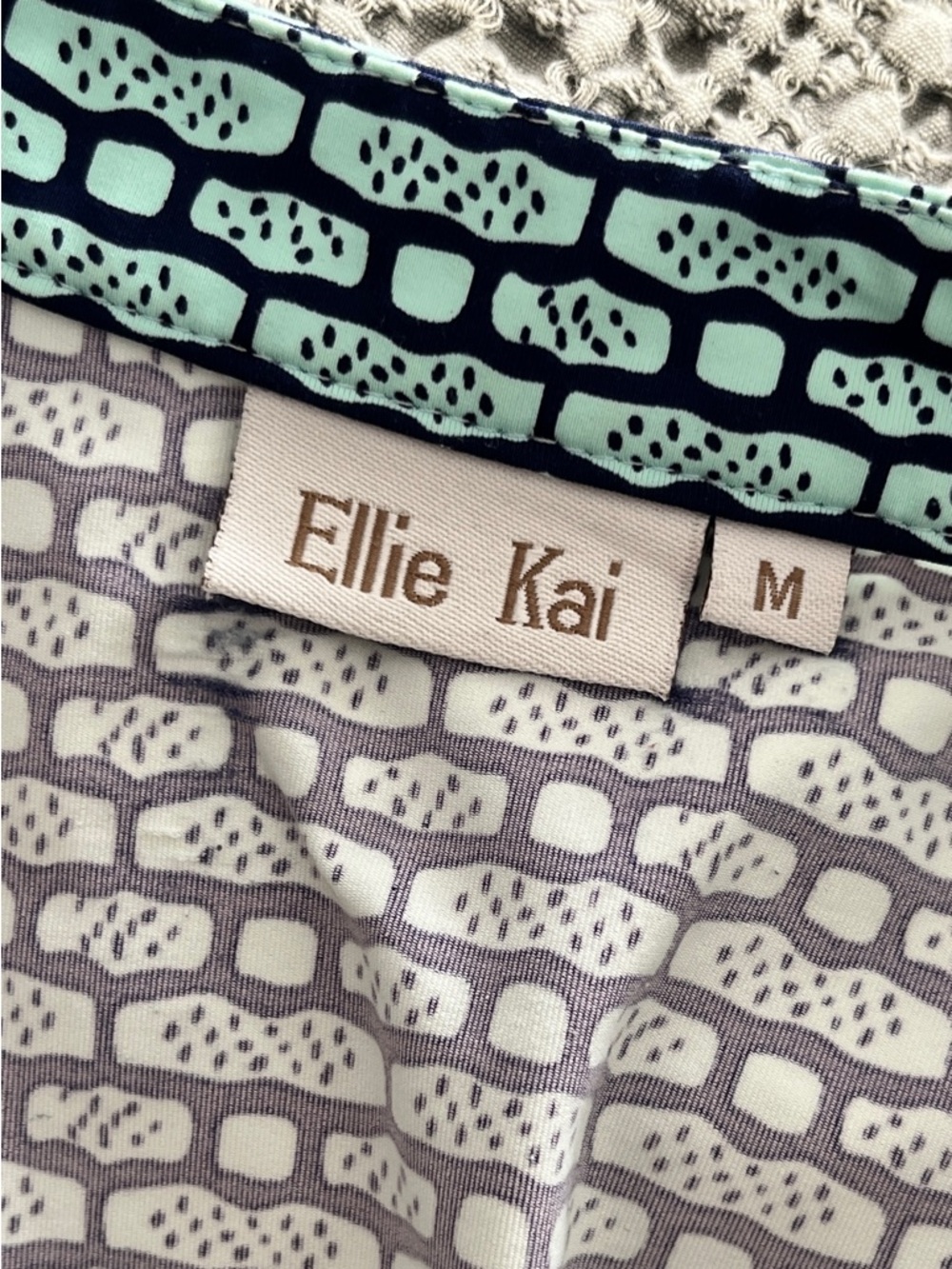 NWOT 🐚 Ellie Kai Relaxed Aqua Tunic | Beach Club Coastal Chic - Picture 2 of 14